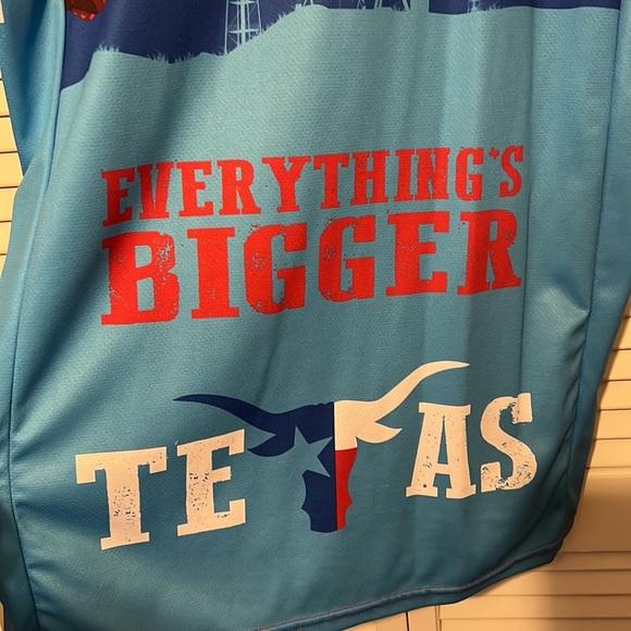 Canari Texas Lone Star Cycling Jersey Size XL Color Blue and Red - Picture 8 of 11